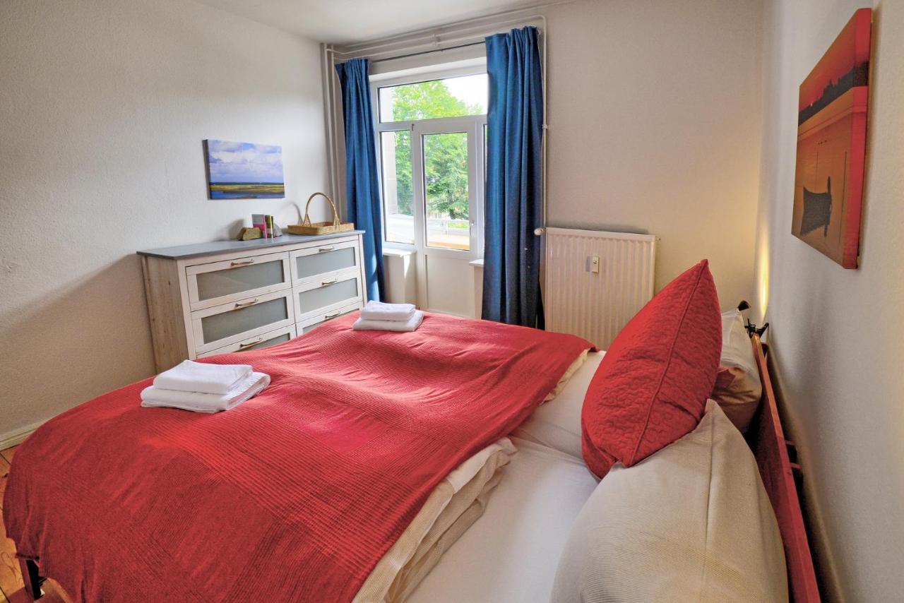 Fewo1846 - Parkblick - Komfortable Wohnung Mit 2 Schlafzimmern Und 2 Balkonen Flensburg Buitenkant foto