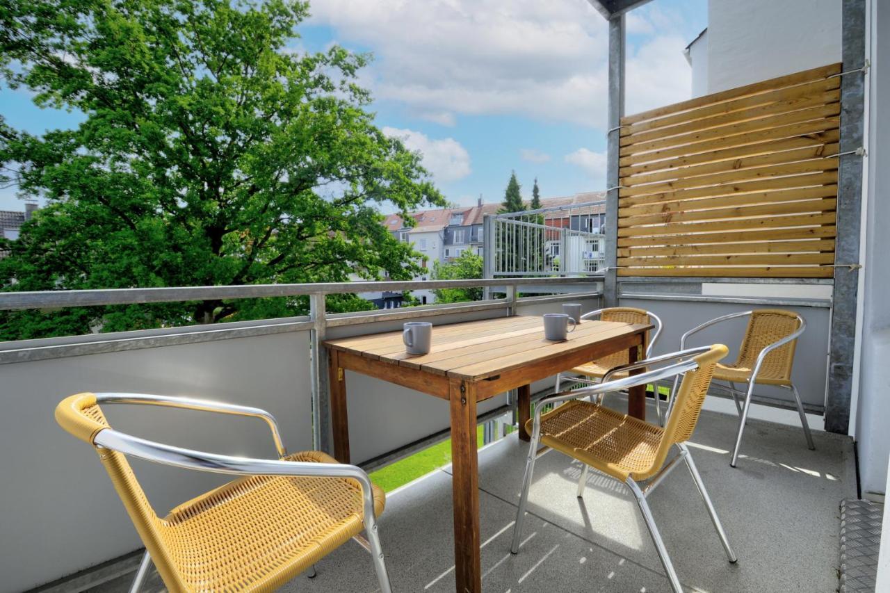 Fewo1846 - Parkblick - Komfortable Wohnung Mit 2 Schlafzimmern Und 2 Balkonen Flensburg Buitenkant foto